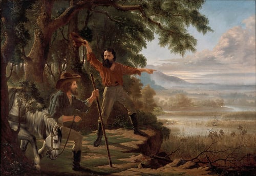 Edward_Jukes_Greig_-_Arrival_of_Burke_&_Wills_at_Flinders_River,_1862