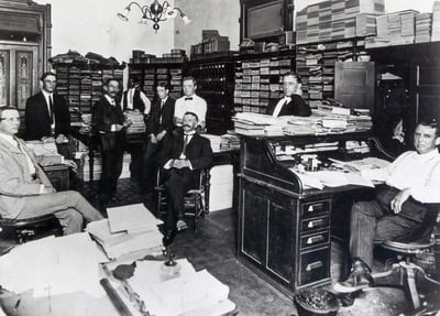 Engineering Division of the Railroad Commission office, TX 1900s