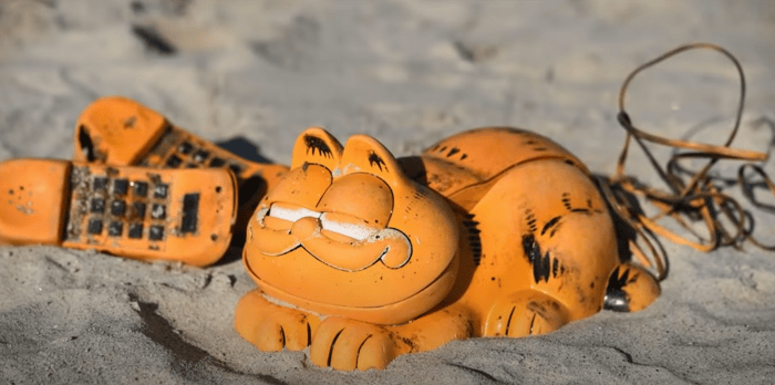 Garfield Phone on French Beach TIME video