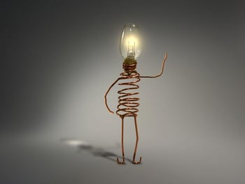Light bulb man